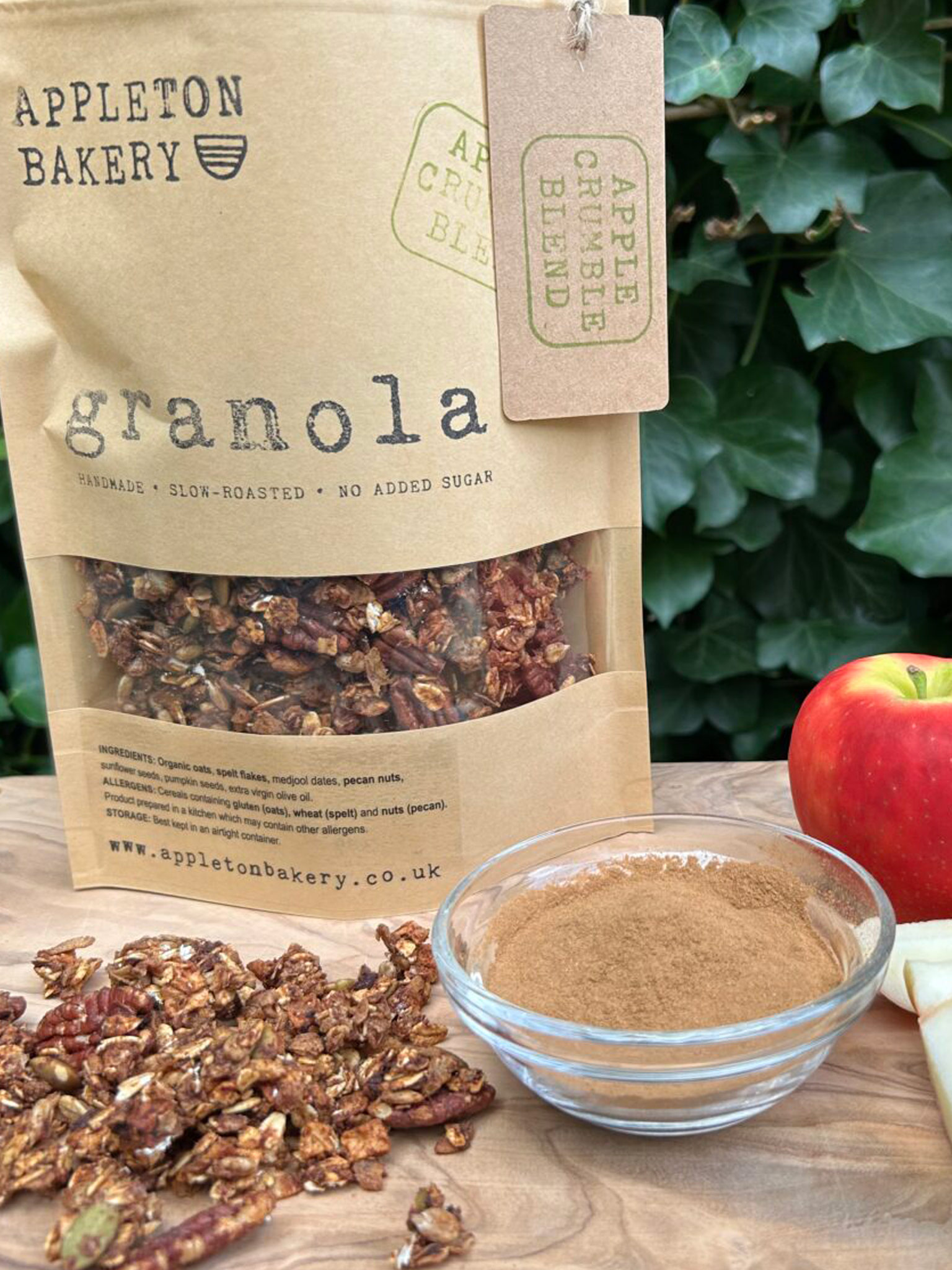 Appleton Bakery Granola apple crumble flavoured blend 350g